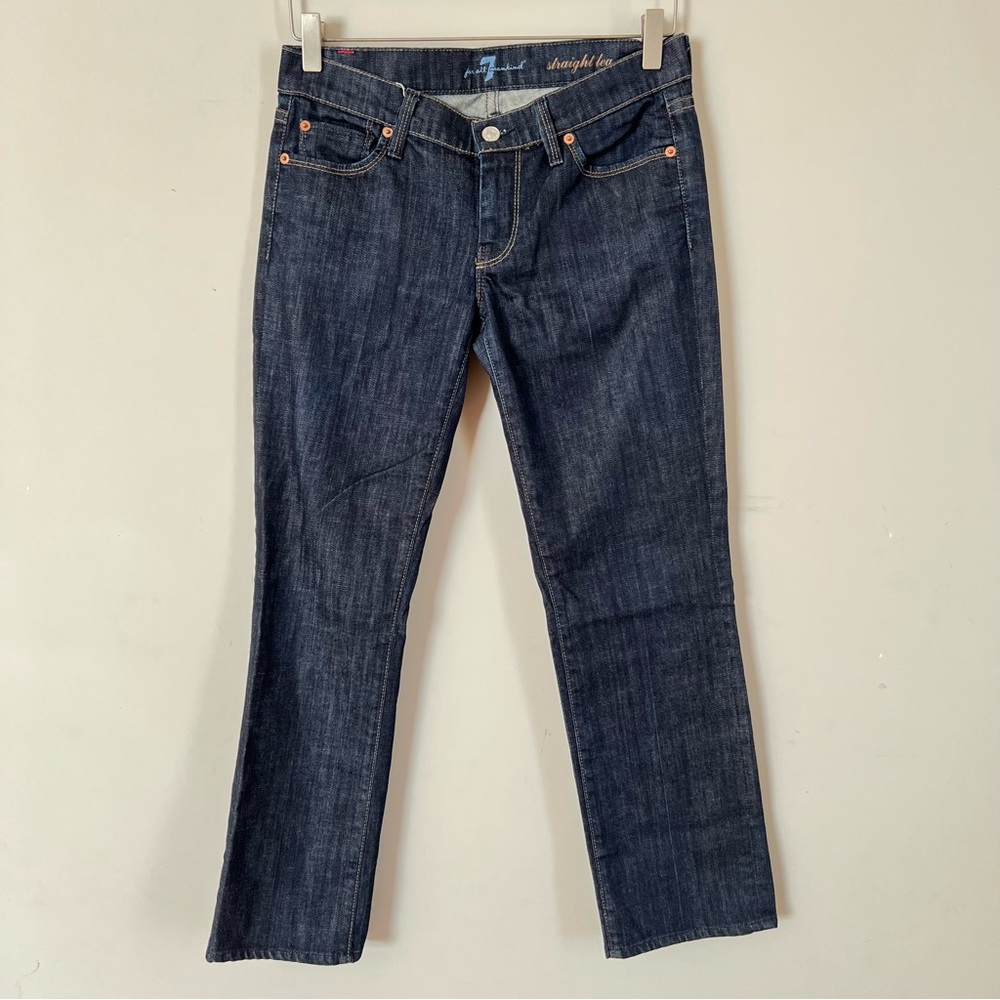 7 For All Mankind Y2K Women's Low Rise Straight Leg Jeans Size 26
